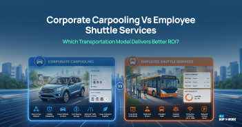 Corporate carpooling vs employee shuttle services comparison for employee transport ROI and cost optimization
